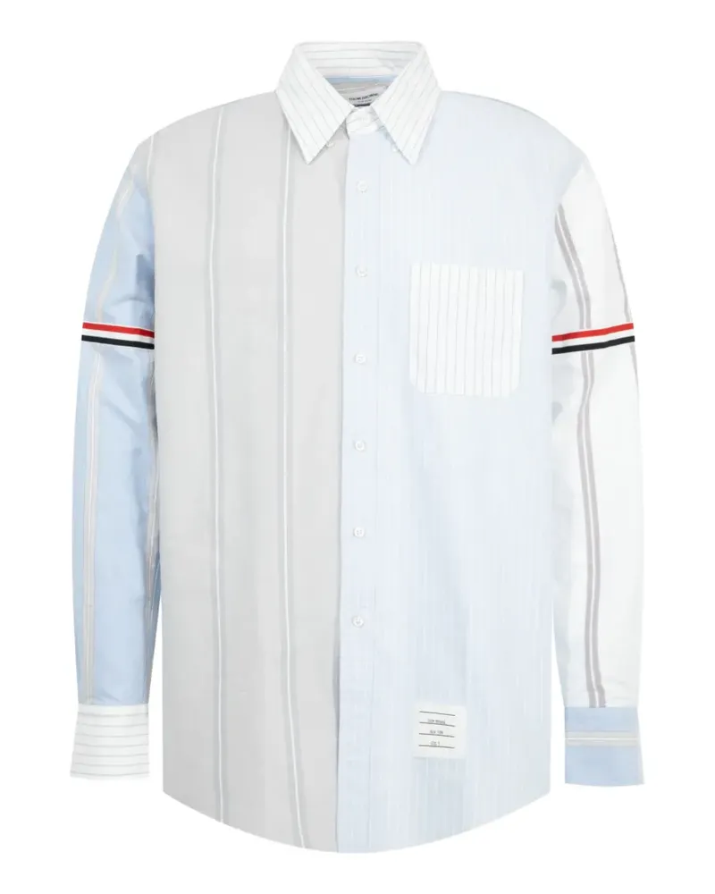 Thom Browne Funmix Oxford-Shirt - Blau Blau