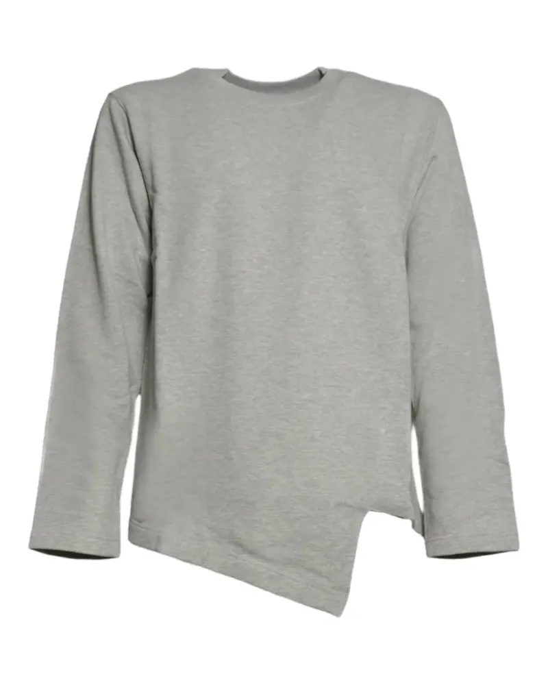 Comme des Garçons asymmetric-hem sweater - Grau Grau