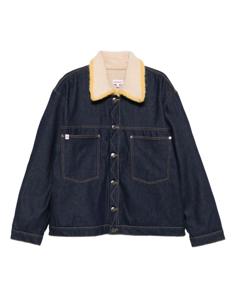 Charles Jeffrey Loverboy Jacke mit gestricktem Kragen - Blau Blau