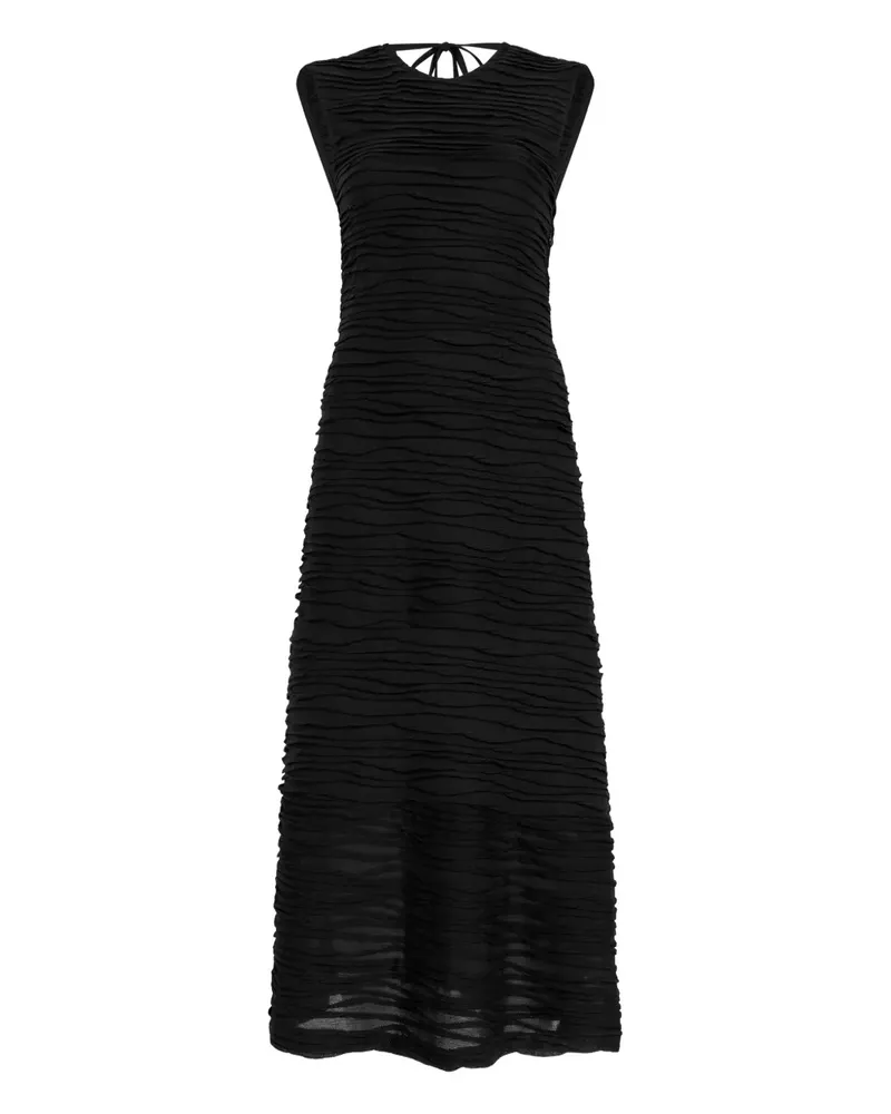 Proenza Schouler Kleid mit Rüschen - Schwarz Schwarz