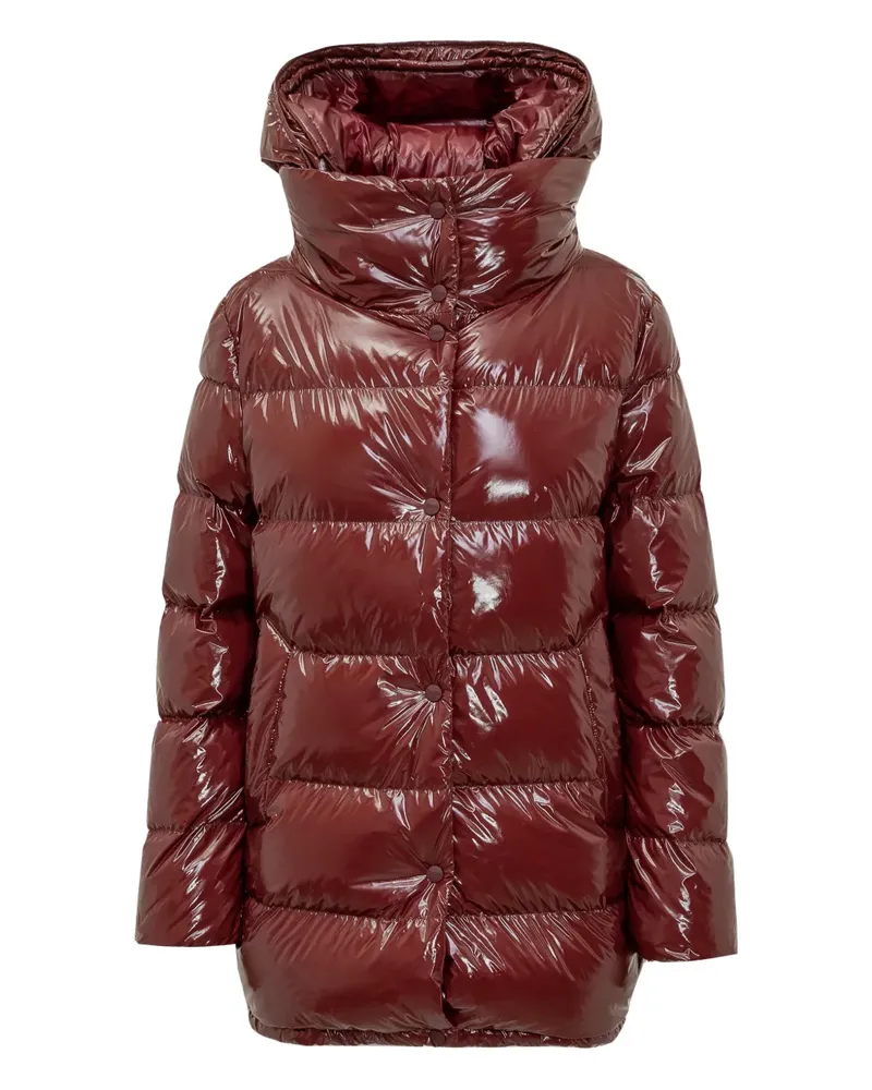 Herno Mantel mit Kapuze - Rot Rot