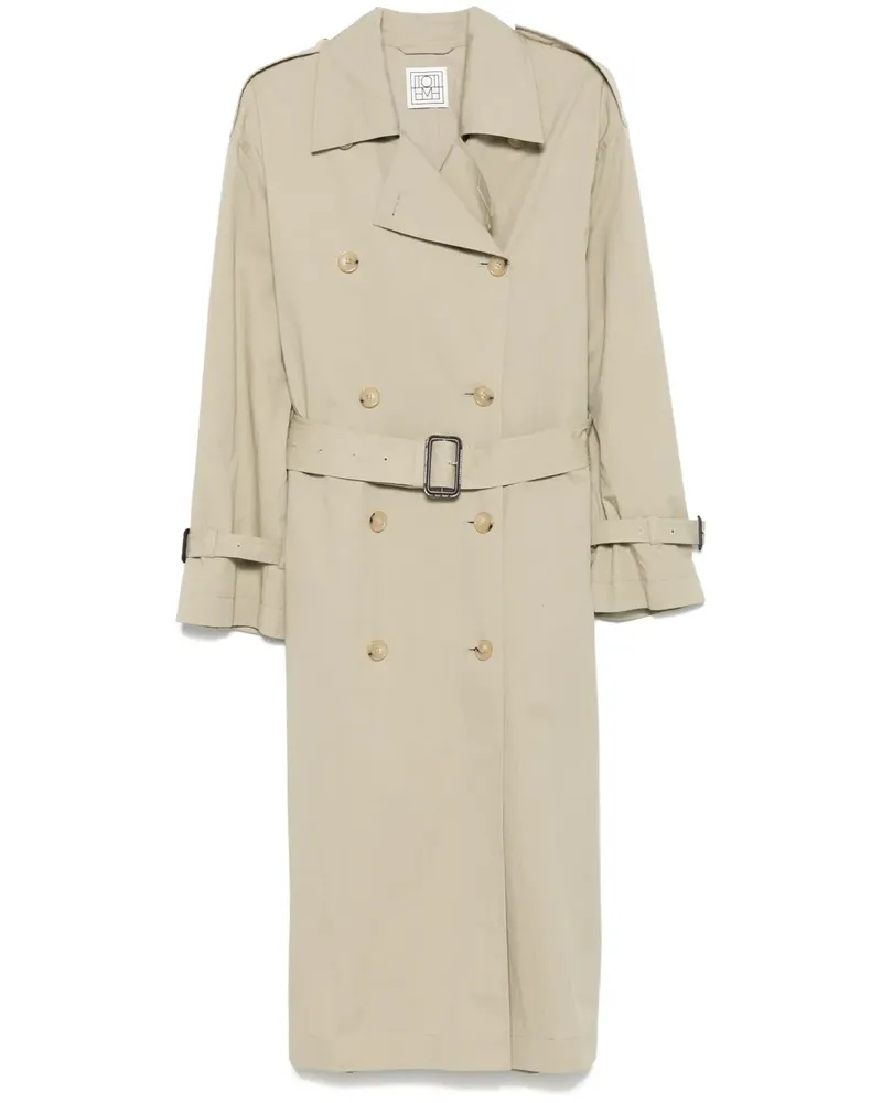 Totême Crisp Summer Trenchcoat - Nude Nude