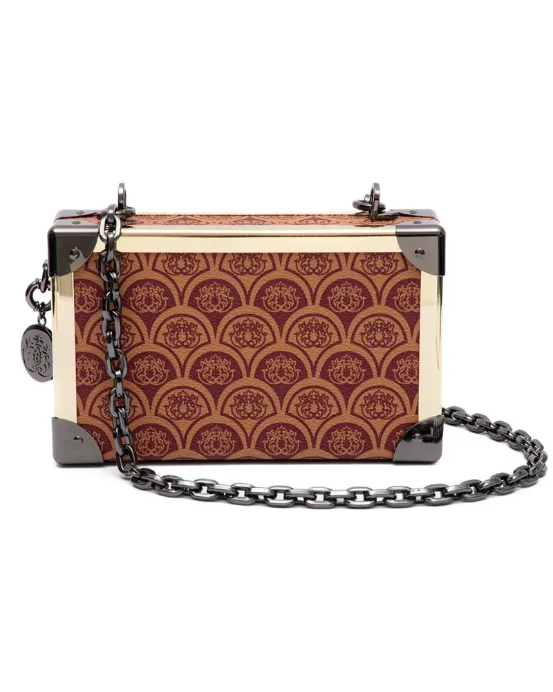 ISLA Sirena Schultertasche mit Monogramm - Braun Braun