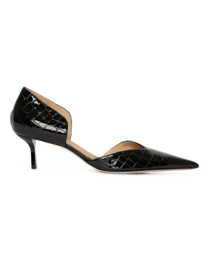 Victoria Beckham Victoria Angle D'Orsay heeled pumps - Schwarz Schwarz