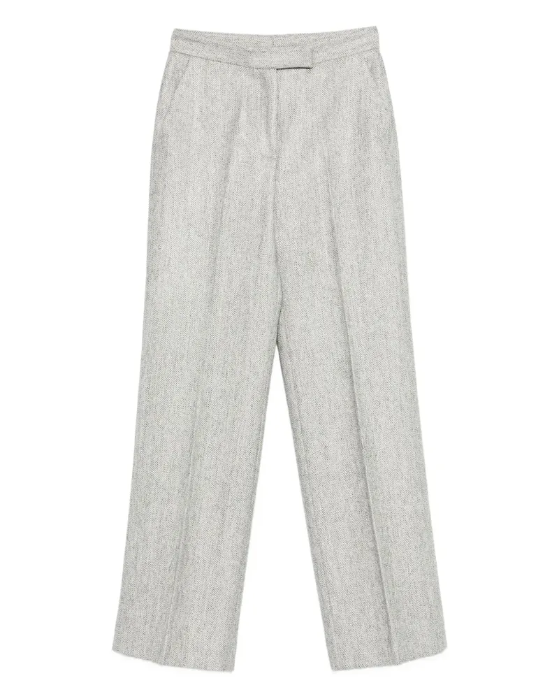 Antonelli Firenze Hose mit Fischgrätenmuster - Grau Grau