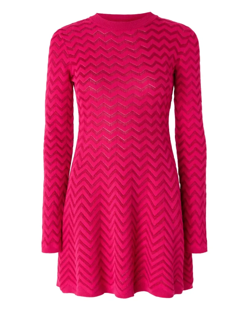 Missoni Kleid mit Zickzackmuster - Rosa Rosa