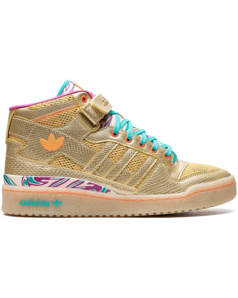 adidas Forum Mid "Carnival" Sneakers Gold