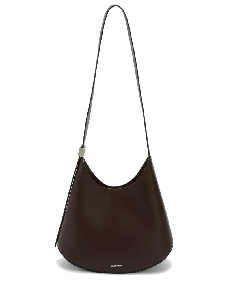Jil Sander Kleine Eldorado Schultertasche - Braun Braun
