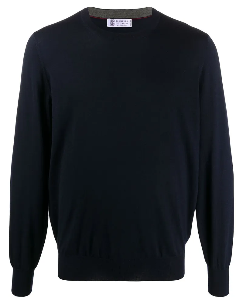 Brunello Cucinelli Klassisches Sweatshirt - Blau Blau