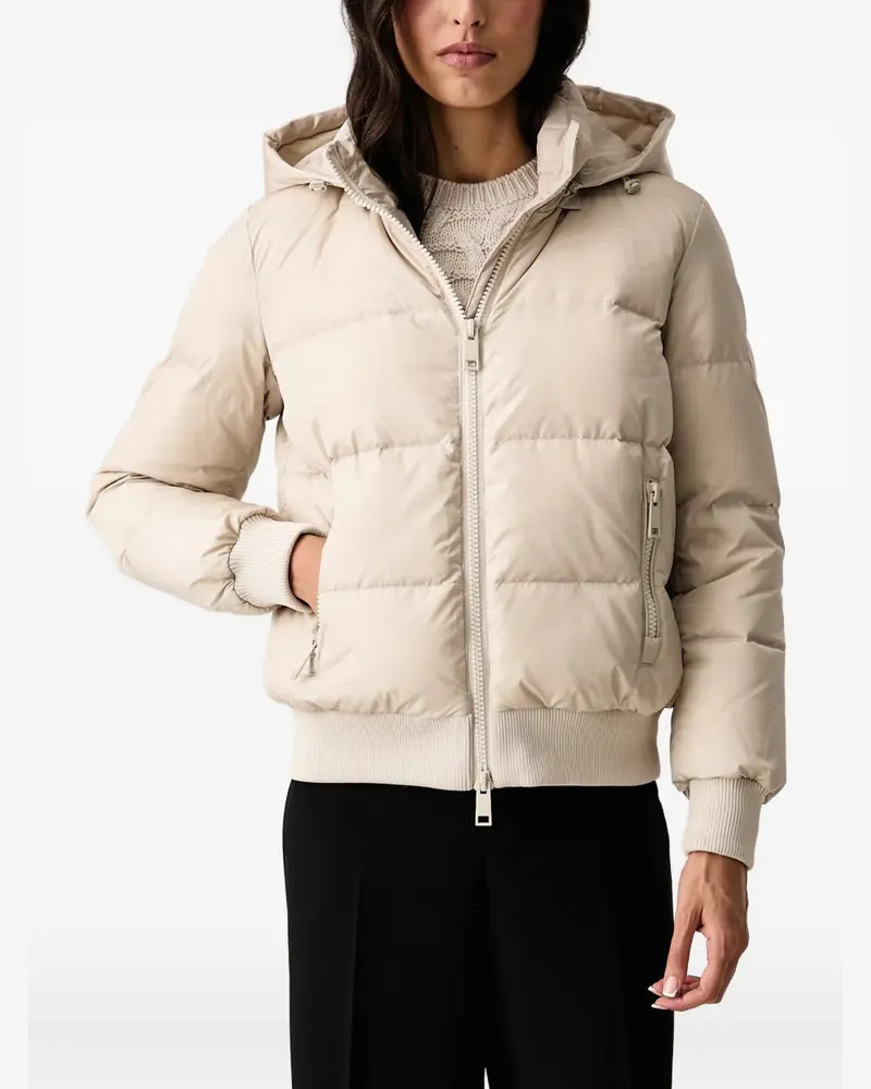 Armani Exchange hooded padded jacket - Nude Nude