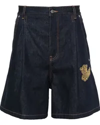 OFF-WHITE 90s Logo Jeans-Shorts Blau