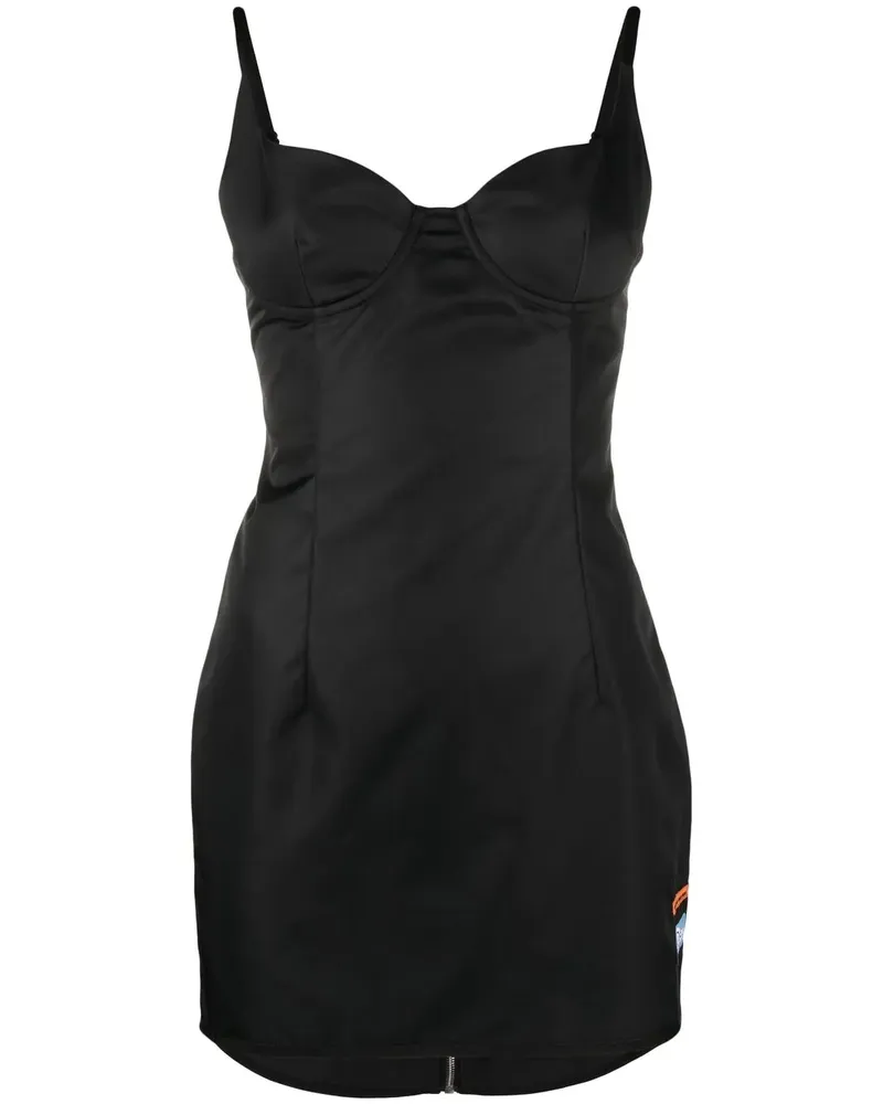 Heron Preston Klassisches Bustierkleid - Schwarz Schwarz