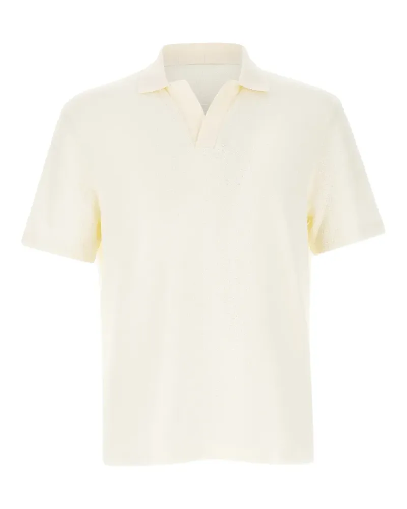 HUGO BOSS Texturiertes T-Shirt - Nude Nude