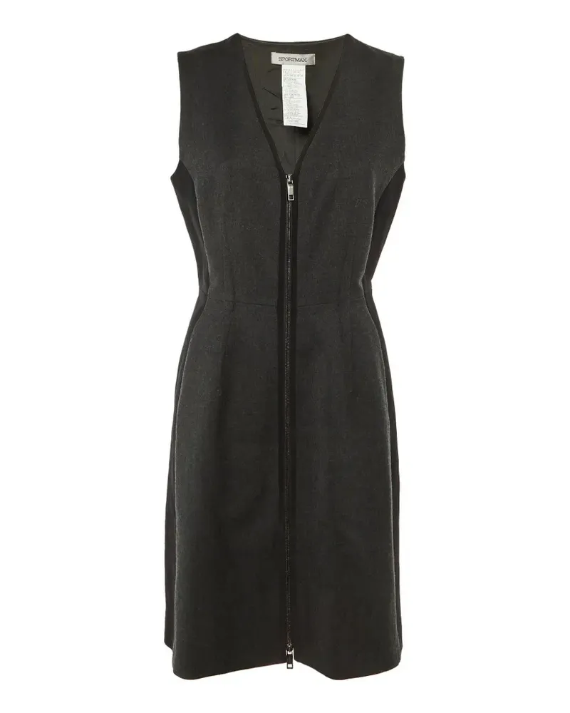 SPORTMAX Ärmelloses Minikleid - Grau Grau