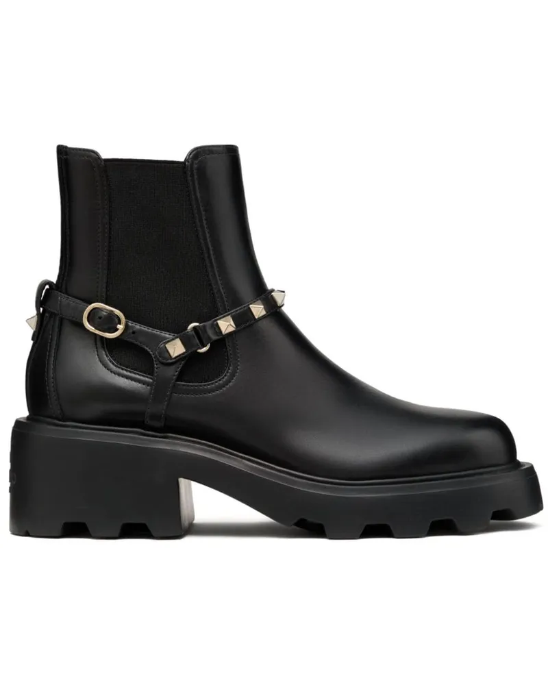 Valentino Garavani Rockstud Beatle Stiefel 55mm - Schwarz Schwarz