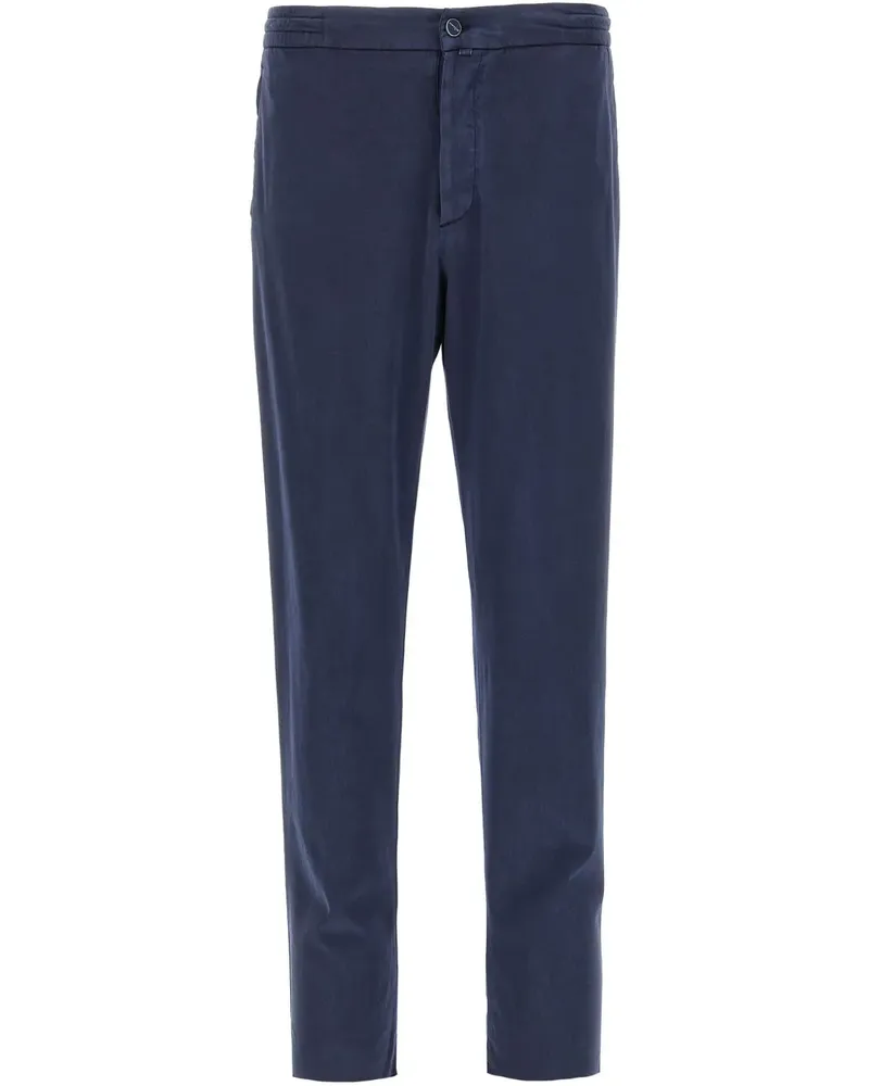 Kiton Hose mit geradem Bein - Blau Blau