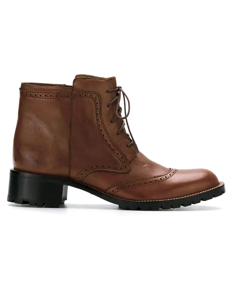 Sarah Chofakian Klassische Chelsea-Boots - Braun Braun