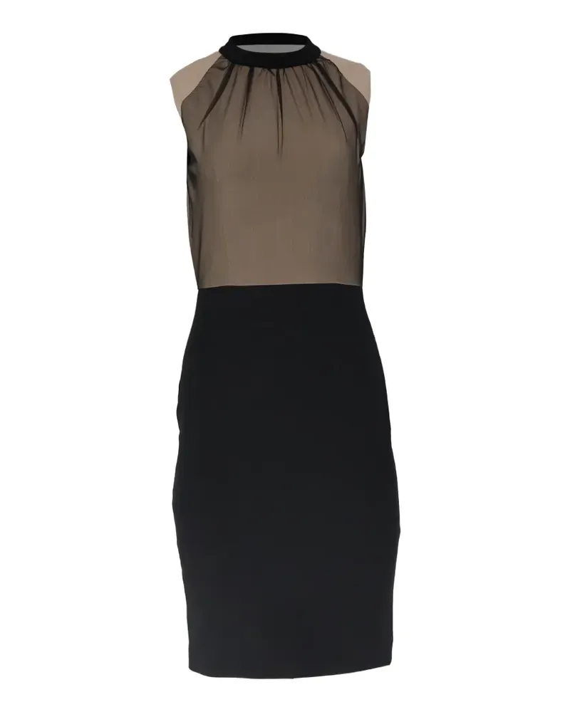 MSGM panelled midi dress - Schwarz Schwarz