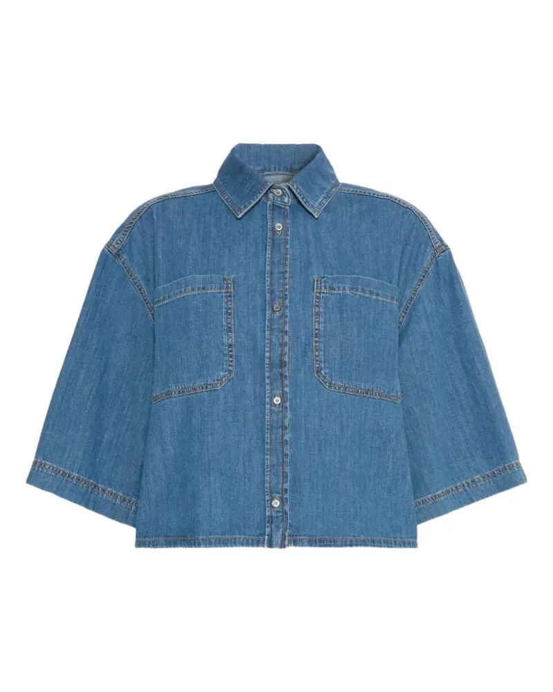 Max Mara boxy denim shirt - Blau Blau