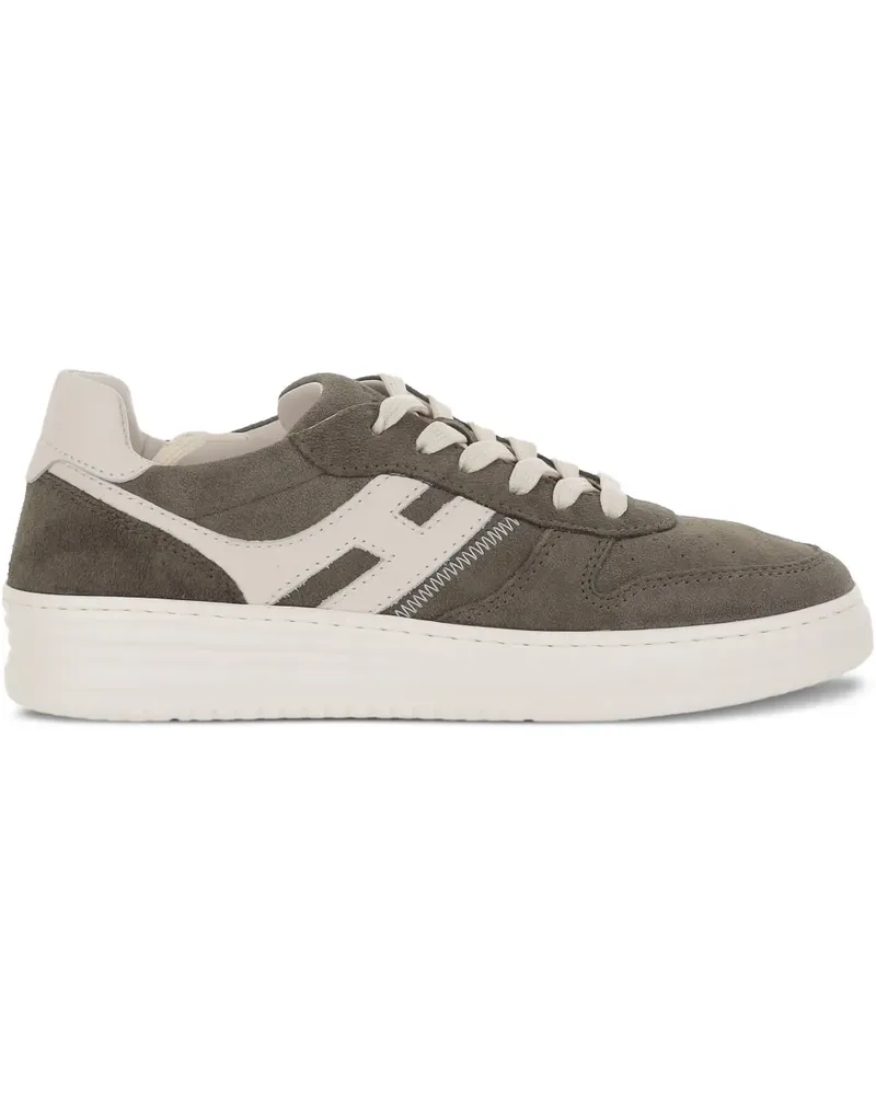 Hogan H630 Sneakers mit Logo aus Wildleder - Braun Braun