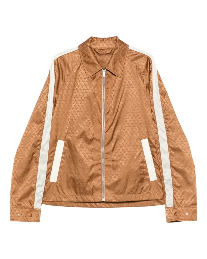 Alexander McQueen skull-patterned jacket - Braun Braun