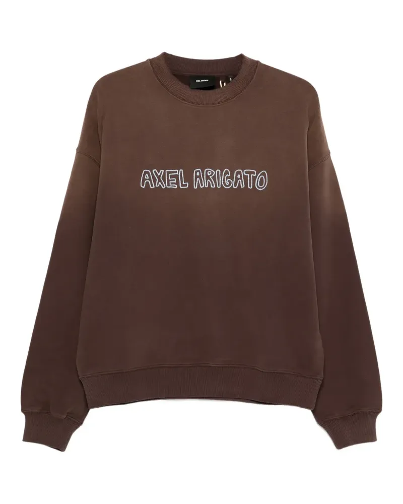 Axel Arigato Sweatshirt mit Logo - Braun Braun