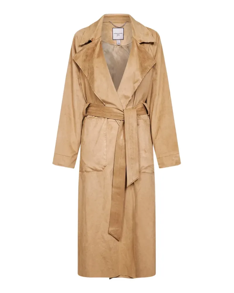 Urbancode Trenchcoat mit Gürtel - Nude Nude