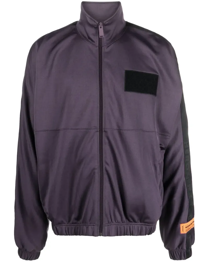 Heron Preston Sportjacke mit Logo-Patch - Violett Violett