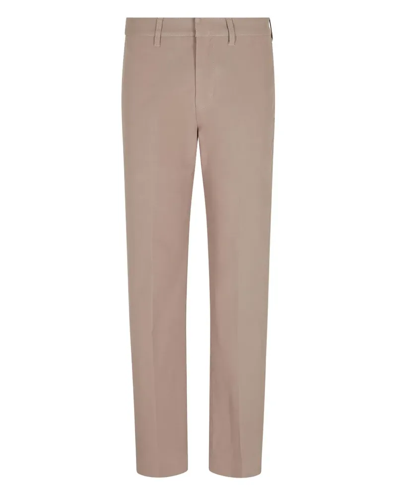 Emporio Armani Hose mit geradem Bein - Nude Nude