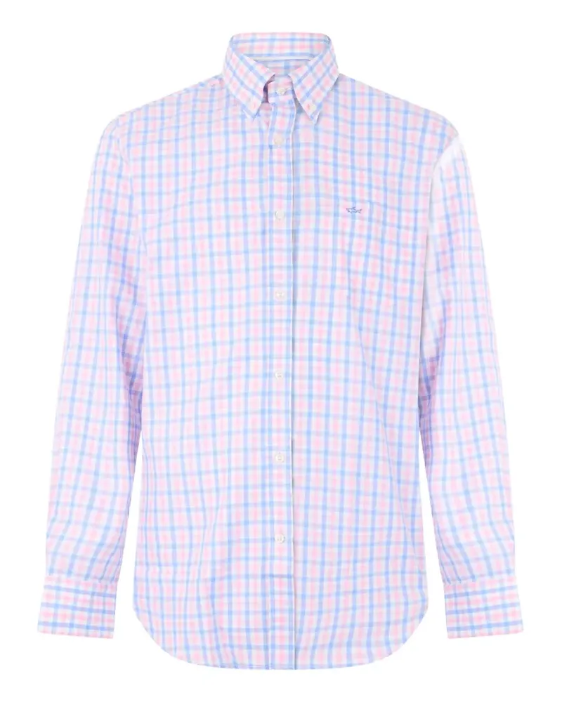 Paul & Shark Kariertes Hemd - Blau Blau