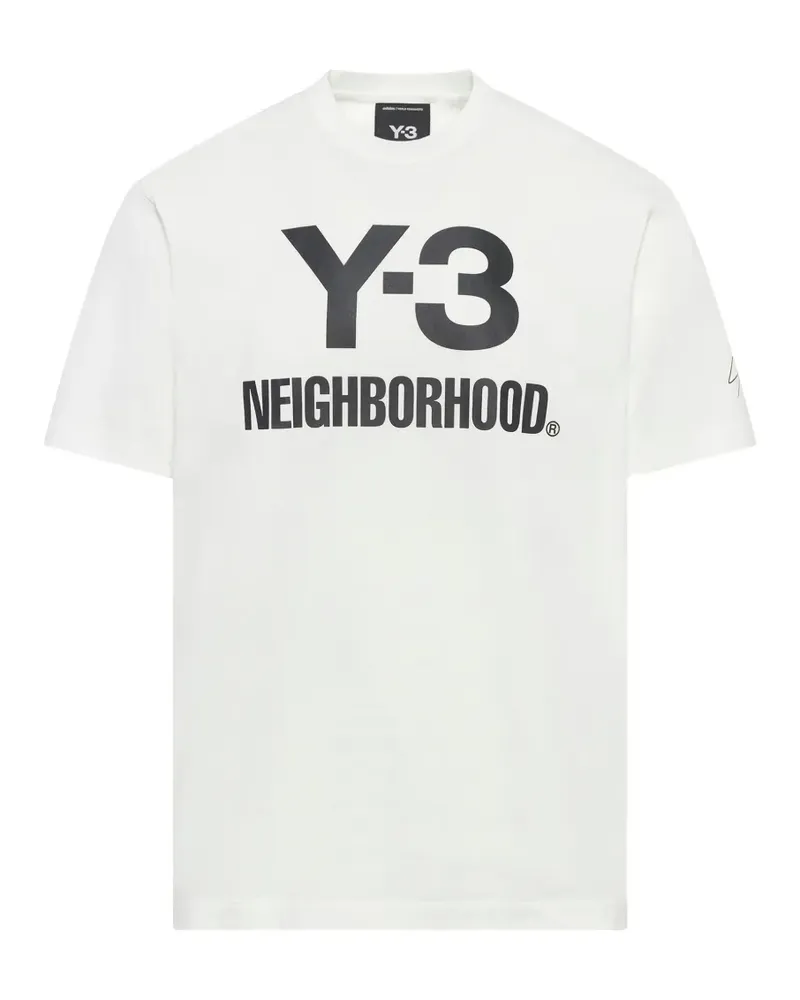 Y-3 x Neighborhood logo-print T-shirt - Weiß Weiß