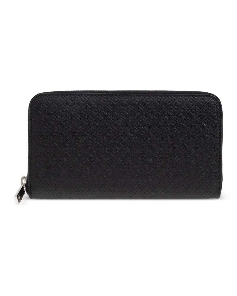 Ferragamo logo-embossed leather wallet - Schwarz Schwarz