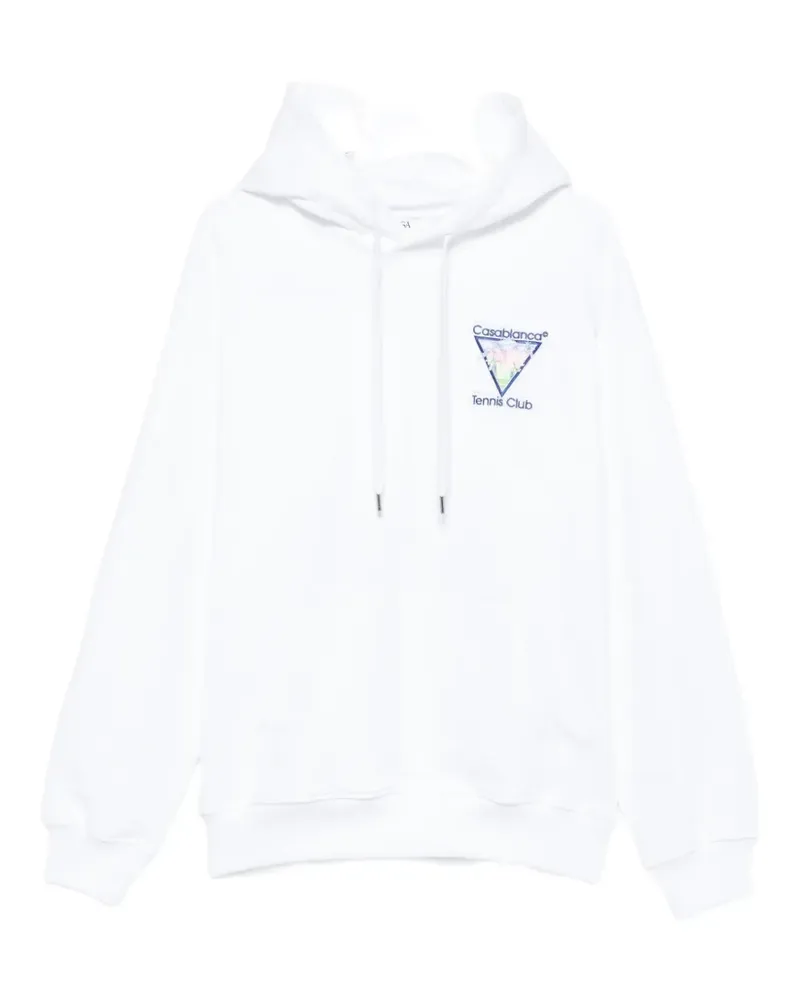 Casablanca Paris Tennis Club Icon hoodie - Weiß Weiß