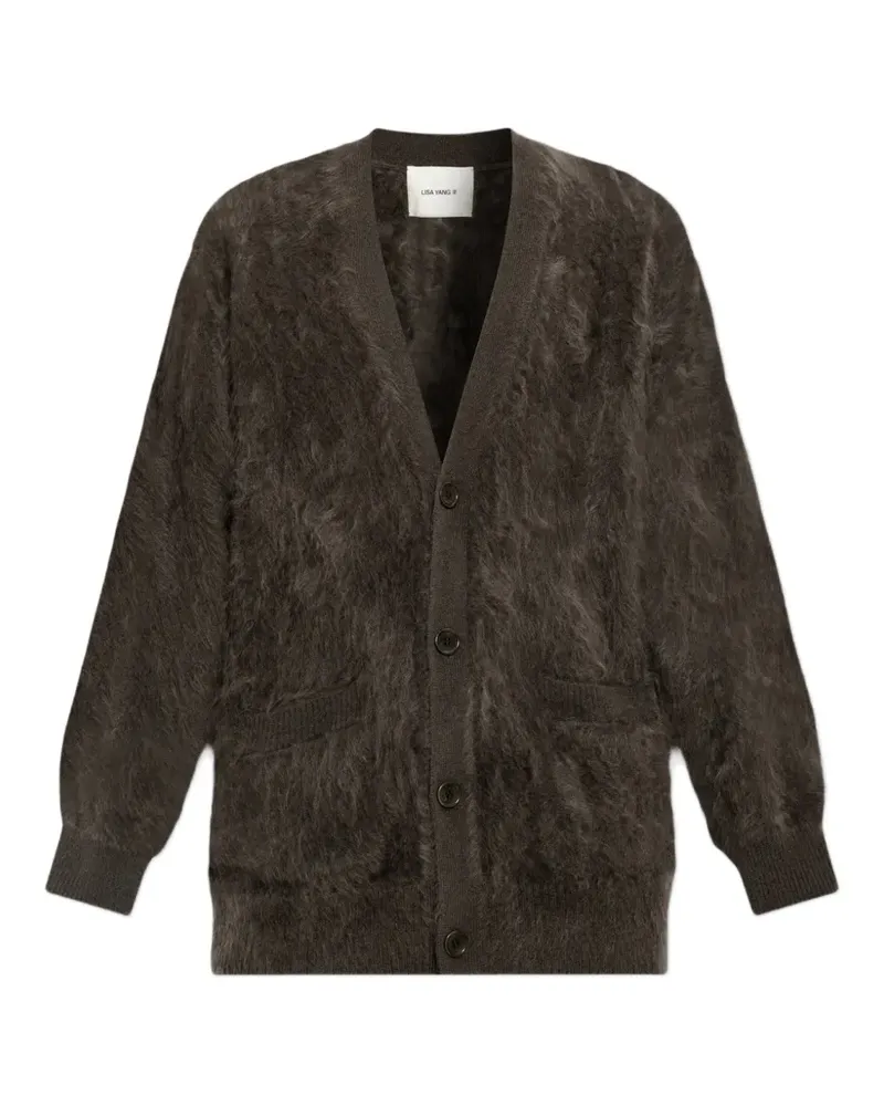 Lisa Yang Devean brushed cardigan - Braun Braun