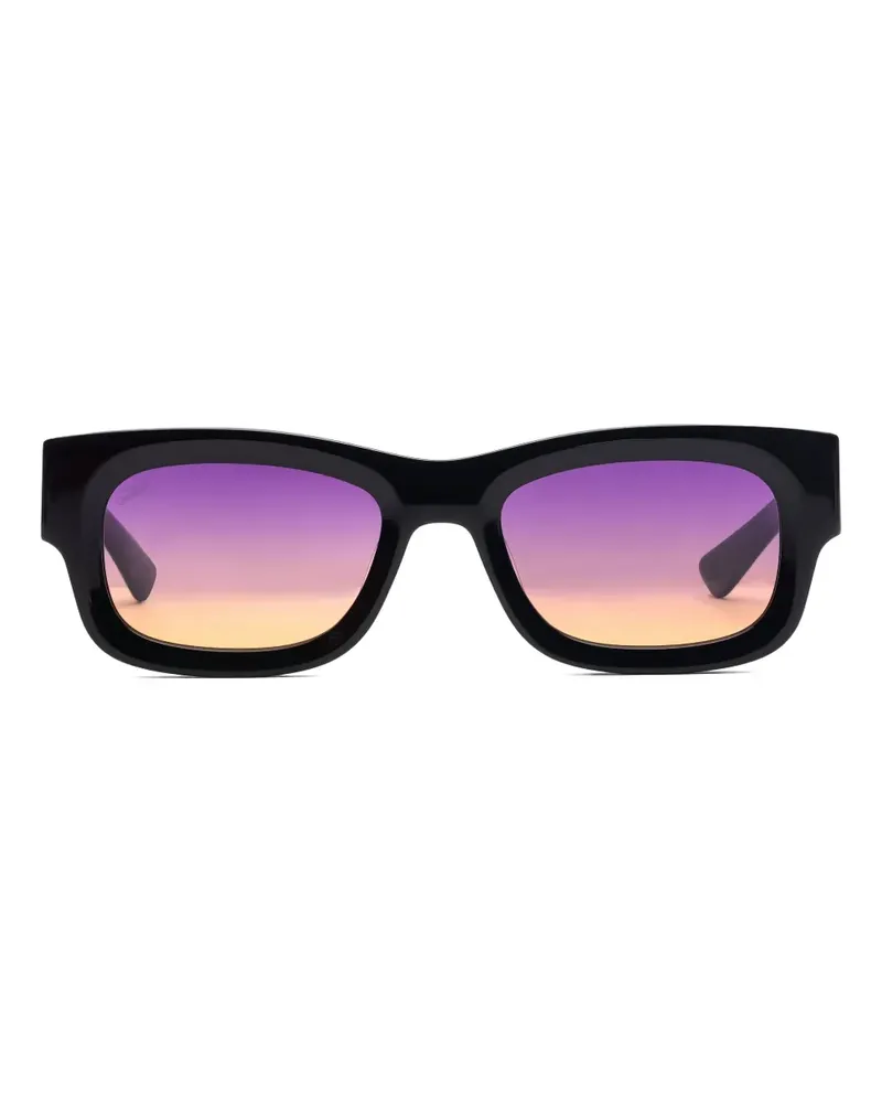 AKILA x LA Lakers Sonnenbrille mit eckigem Gestell - Schwarz Schwarz