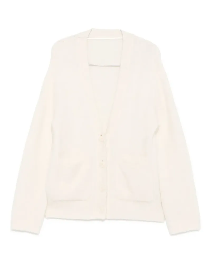 Dorothee Schumacher Cardigan mit V-Ausschnitt - Weiß Weiß