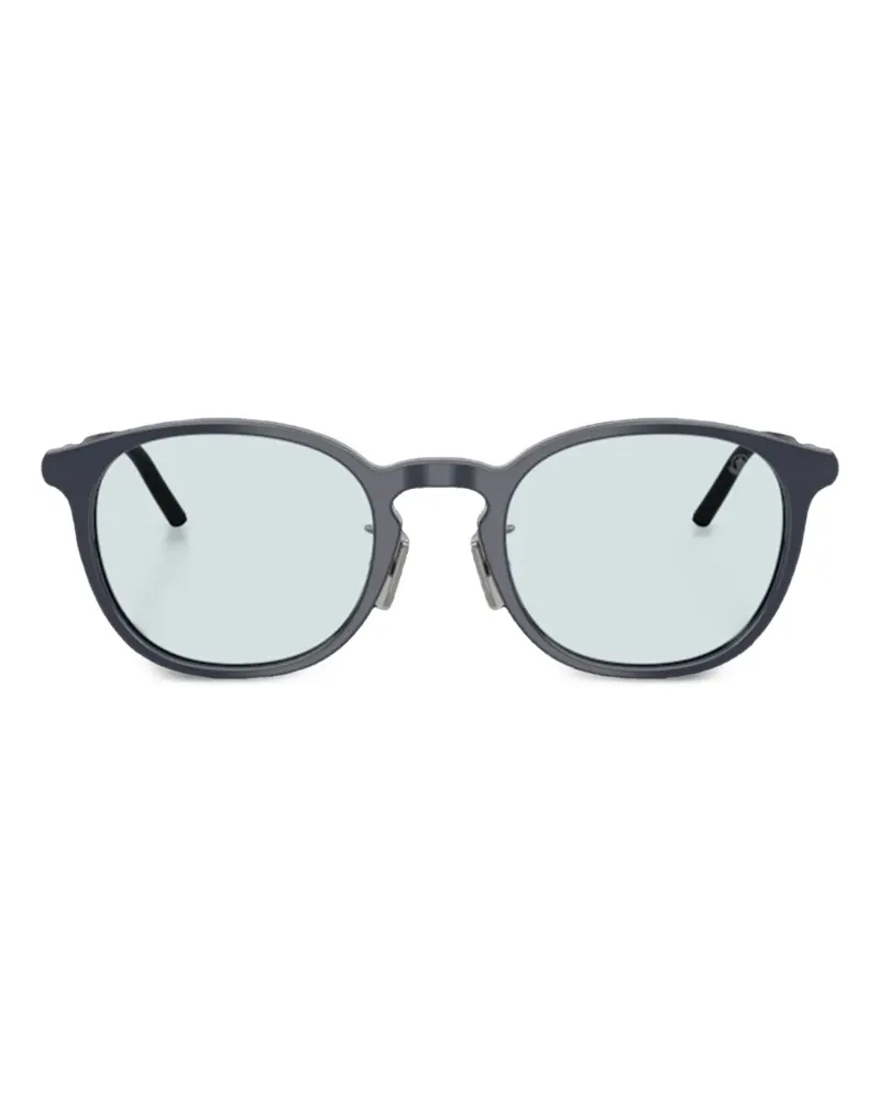 Moncler Barbb Sonnenbrille mit rundem Gestell - Blau Blau