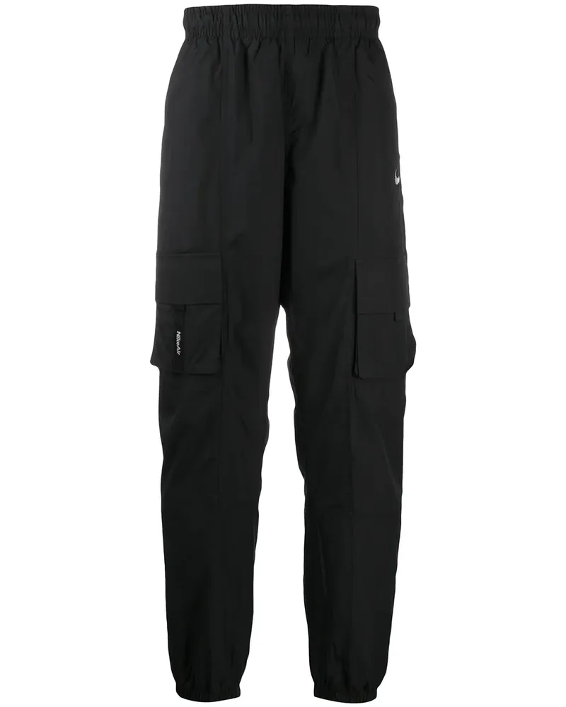 Nike Jogginghose mit Logo-Print - Schwarz Schwarz