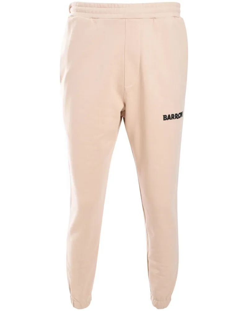 BARROW Jogginghose mit Logo-Print - Nude Nude
