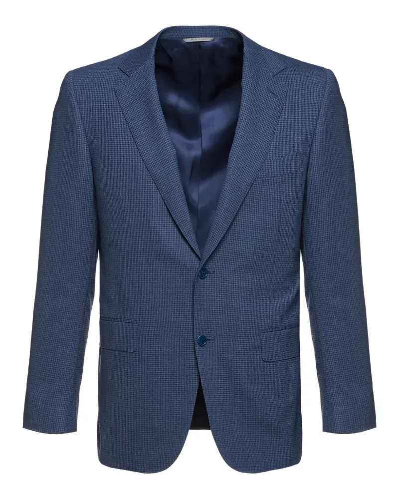 Canali Impeccabile micro-check suit - Blau Blau