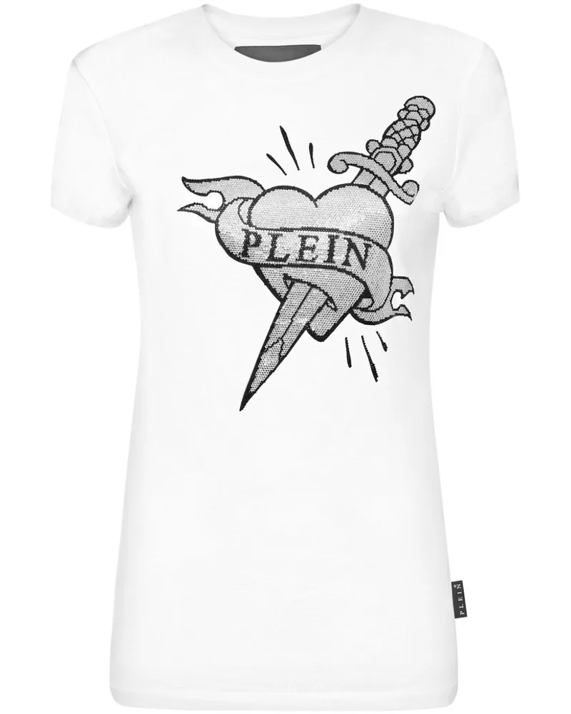 Philipp Plein Sexy Pure Love T-Shirt - Weiß Weiß
