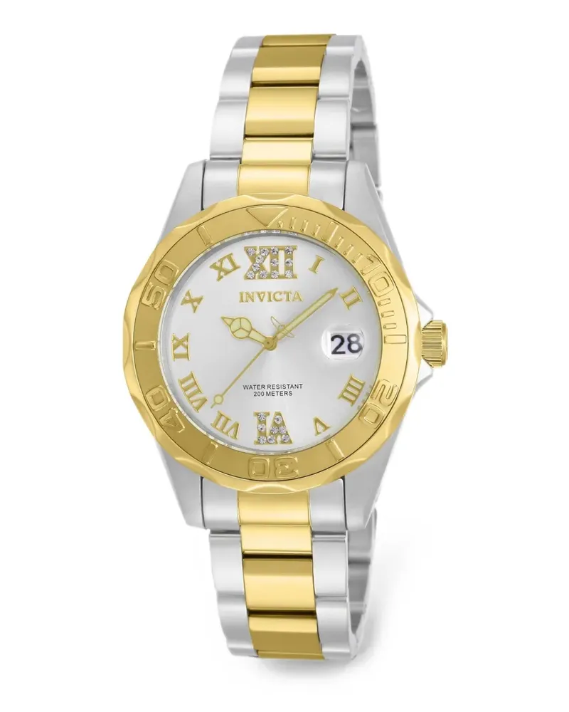 Invicta Pro Diver 38mm watch - Silber Silber