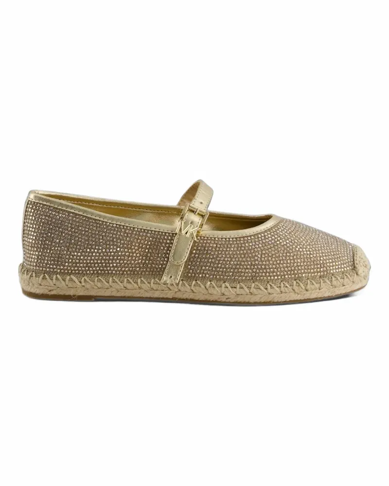 Michael Kors Lynn Espadrilles mit Glitter-Kette - Gold Gold