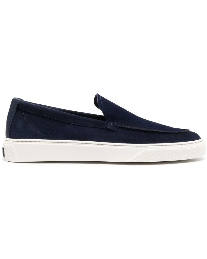 Woolrich Segelschuhe aus Wildleder - Blau Blau