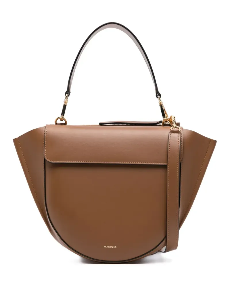 WANDLER Mittelgroße Hortensia Schultertasche - Braun Braun