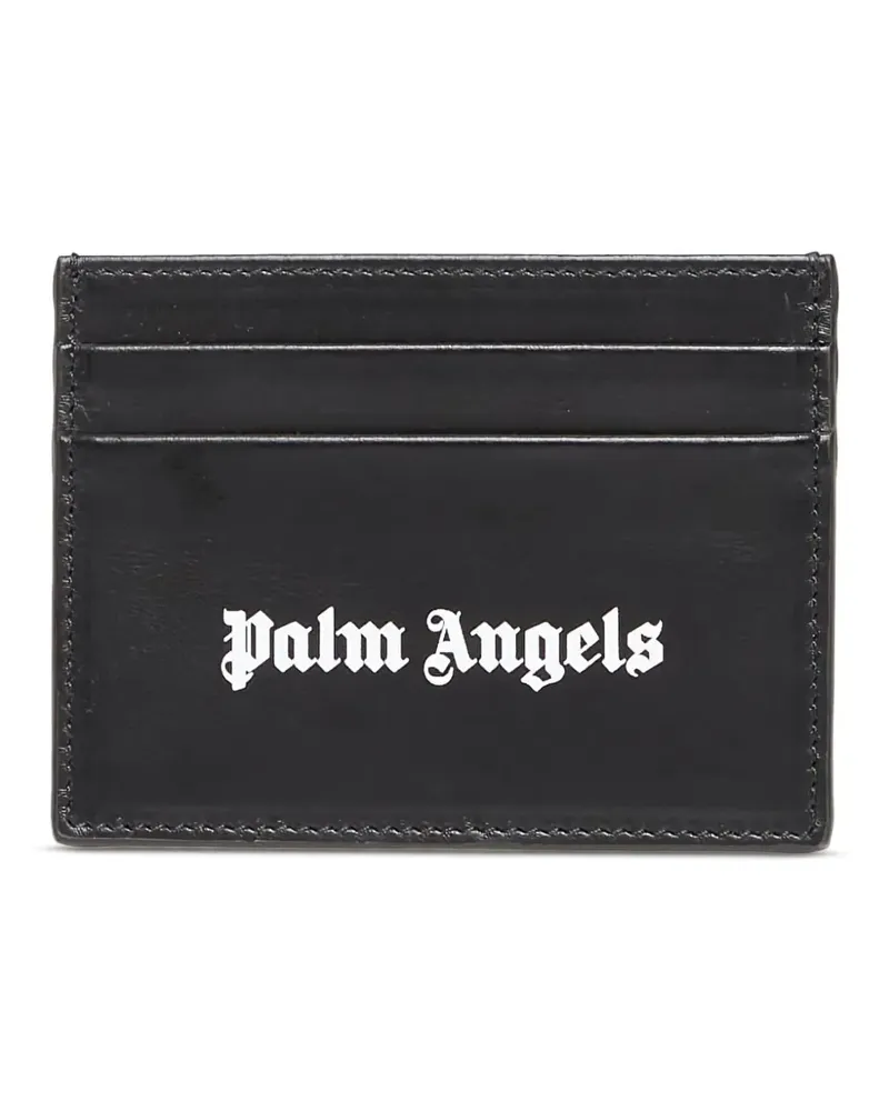 Palm Angels logo-print cardholder - Schwarz Schwarz