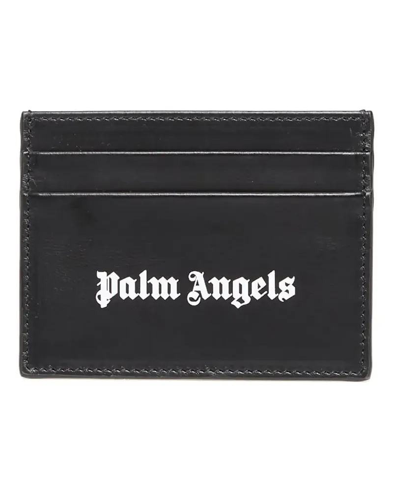 Palm Angels logo-print cardholder - Schwarz Schwarz