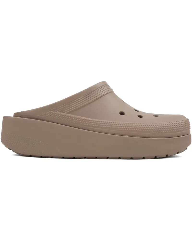 Crocs Clogs mit Plateau - Braun Braun