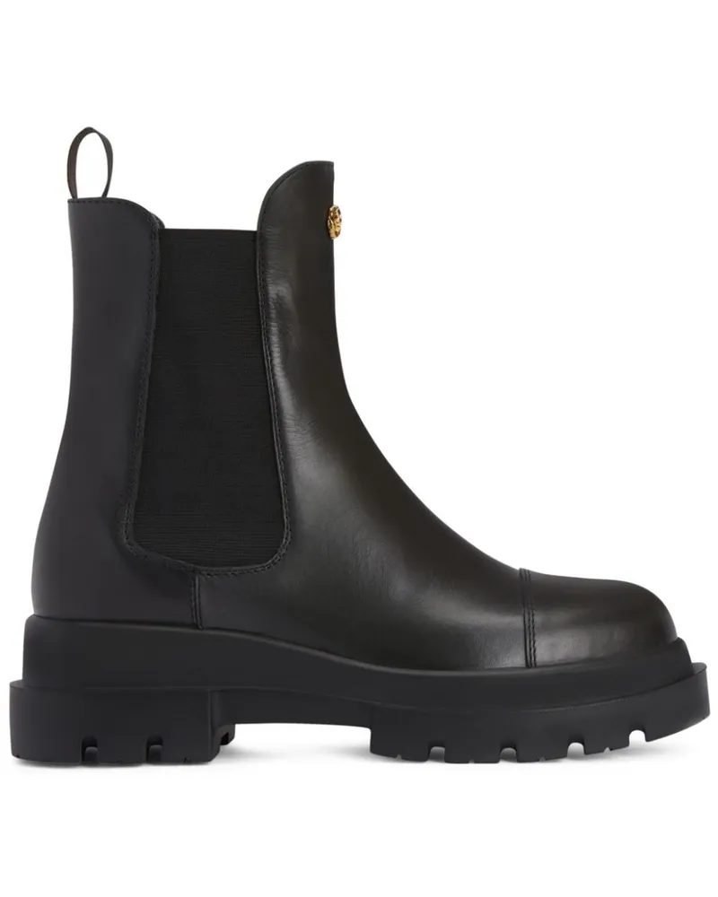 Giuseppe Zanotti Tankie Beatle Stiefel - Schwarz Schwarz