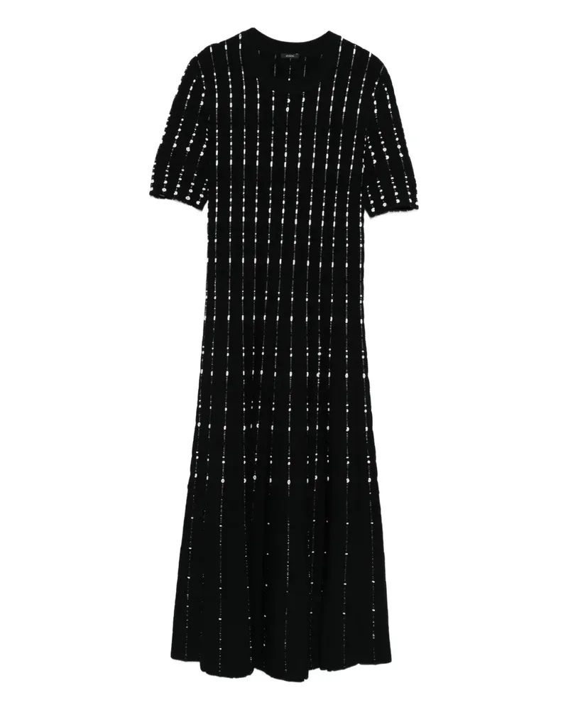 Joseph Gestreiftes Kleid - Schwarz Schwarz